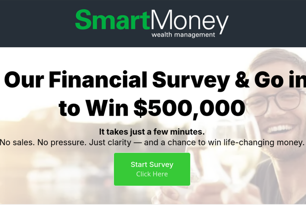 Do a survey to go in the draw to win $500K with SmartMoney