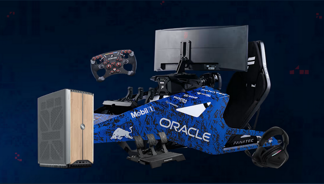 Sim racing bundle from Red Bull
