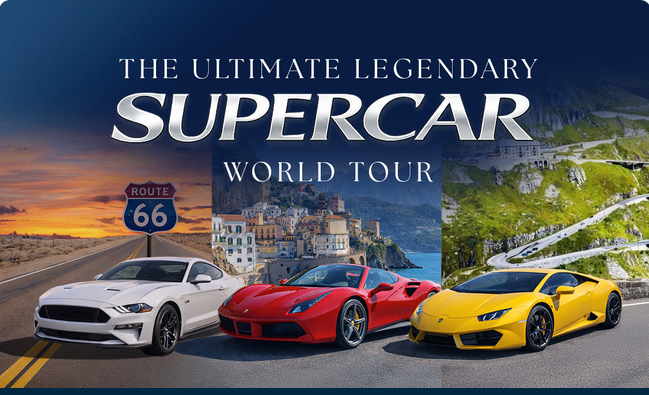 Supercar world tour lottery from GenU!