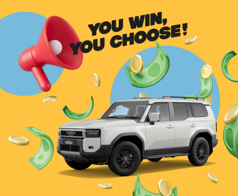 Up for grabs Toyota Prado GXL